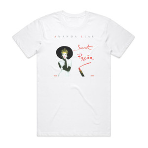 Amanda Lear Secret Passion Album Cover T-Shirt White Amanda Lear Secret Passion Album Cover T-Shirt White