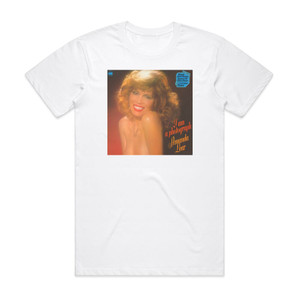 Amanda Lear I Am A Photograph 1 Album Cover T-Shirt White Amanda Lear I Am A Photograph 1 Album Cover T-Shirt White