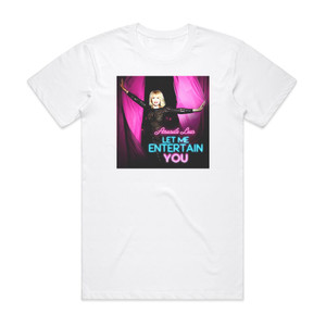 Amanda Lear Let Me Entertain You Album Cover T-Shirt White Amanda Lear Let Me Entertain You Album Cover T-Shirt White