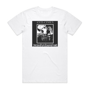 Anti Cimex Victims Of A Bomb Raid Album Cover T-Shirt White Anti Cimex Victims Of A Bomb Raid Album Cover T-Shirt White