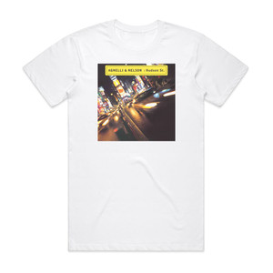 Agnelli and Nelson Hudson St 1 Album Cover T-Shirt White Agnelli and Nelson Hudson St 1 Album Cover T-Shirt White
