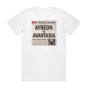 Ayreon Elected Album Cover T-Shirt White Ayreon Elected Album Cover T-Shirt White