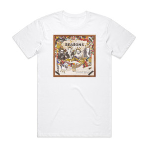 American Authors Seasons Album Cover T-Shirt White American Authors Seasons Album Cover T-Shirt White