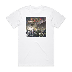Astral Doors Jerusalem Album Cover T-Shirt White Astral Doors Jerusalem Album Cover T-Shirt White