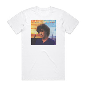 Albert Hammond Your World And My World Album Cover T-Shirt White Albert Hammond Your World And My World Album Cover T-Shirt White