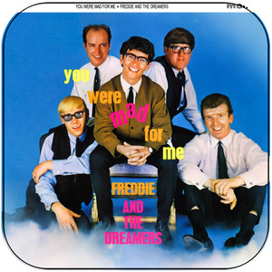 Freddie and The Dreamers You Were Mad For Me Album Cover T-Shirt Black