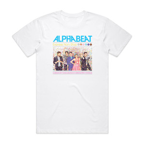 Alphabeat Express Non Stop Album Cover T-Shirt White Alphabeat Express Non Stop Album Cover T-Shirt White