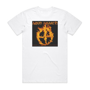 Amon Amarth Sorrow Throughout The Nine Worlds Album Cover T-Shirt White Amon Amarth Sorrow Throughout The Nine Worlds Album Cover T-Shirt White