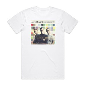 Above and Beyond Anjunabeats100 From Goa To Rio 1 Album Cover T-Shirt White Above and Beyond Anjunabeats100 From Goa To Rio 1 Album Cover T-Shirt White