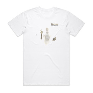 Autumn Stacking Smoke Album Cover T-Shirt White Autumn Stacking Smoke Album Cover T-Shirt White