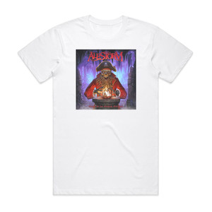 Alestorm Curse Of The Crystal Coconut Album Cover T-Shirt White Alestorm Curse Of The Crystal Coconut Album Cover T-Shirt White