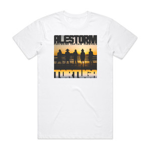 Alestorm Tortuga Album Cover T-Shirt White