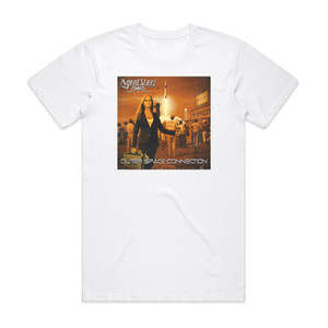 Agent Steel Outer Space Connection Album Cover T-Shirt White