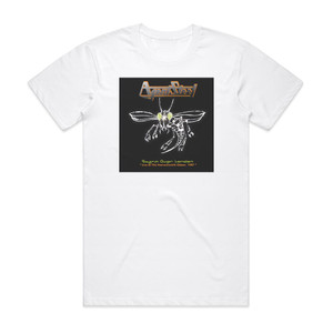 Agent Steel Swarm Over London Album Cover T-Shirt White Agent Steel Swarm Over London Album Cover T-Shirt White