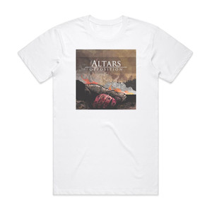 Altars Opposition Album Cover T-Shirt White Altars Opposition Album Cover T-Shirt White