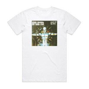 Afflicted Dawn Of Glory Album Cover T-Shirt White Afflicted Dawn Of Glory Album Cover T-Shirt White