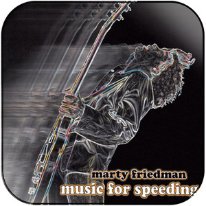 Marty Friedman Music For Speeding Album Cover Sticker