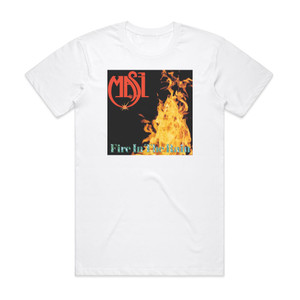 Alex Masi Fire In The Rain Album Cover T-Shirt White