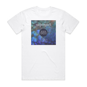 Anna Naklab Supergirl Album Cover T-Shirt White Anna Naklab Supergirl Album Cover T-Shirt White