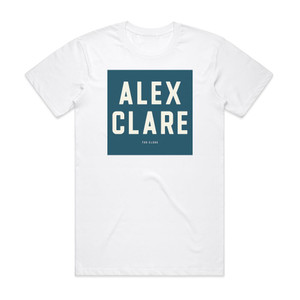 Alex Clare Too Close Album Cover T-Shirt White Alex Clare Too Close Album Cover T-Shirt White