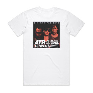 Atari Teenage Riot Activate Ep Album Cover T-Shirt White Atari Teenage Riot Activate Ep Album Cover T-Shirt White