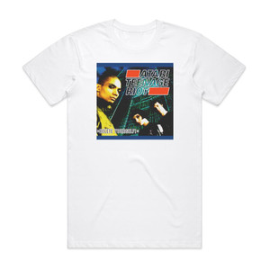 Atari Teenage Riot 1995 Album Cover T-Shirt White Atari Teenage Riot 1995 Album Cover T-Shirt White