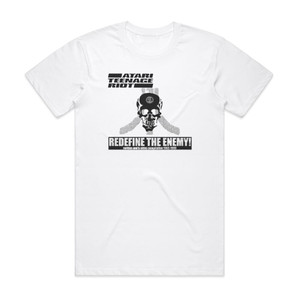 Atari Teenage Riot Redefine The Enemy Album Cover T-Shirt White Atari Teenage Riot Redefine The Enemy Album Cover T-Shirt White