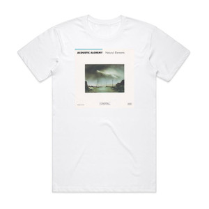 Acoustic Alchemy Natural Elements Album Cover T-Shirt White Acoustic Alchemy Natural Elements Album Cover T-Shirt White