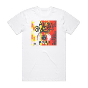 Atom Smash Beautiful Alien 1 Album Cover T-Shirt White Atom Smash Beautiful Alien 1 Album Cover T-Shirt White