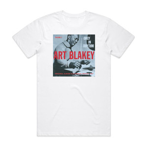 Art Blakey Orgy In Rhythm Volume Two Album Cover T-Shirt White Art Blakey Orgy In Rhythm Volume Two Album Cover T-Shirt White