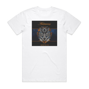 Aephanemer Path Of The Wolf Album Cover T-Shirt White Aephanemer Path Of The Wolf Album Cover T-Shirt White