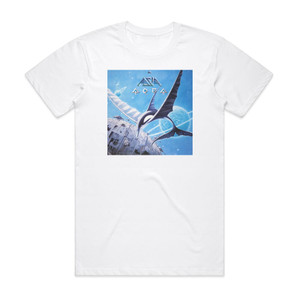 Asia Aqua Album Cover T-Shirt White Asia Aqua Album Cover T-Shirt White
