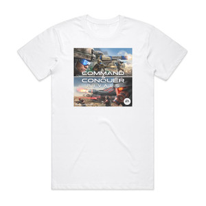 Austin Wintory Command Conquer Rivals Album Cover T-Shirt White Austin Wintory Command Conquer Rivals Album Cover T-Shirt White
