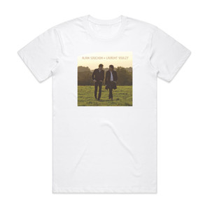 Alain Souchon Alain Souchon Laurent Voulzy 1 Album Cover T-Shirt White Alain Souchon Alain Souchon Laurent Voulzy 1 Album Cover T-Shirt White
