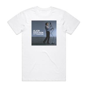 Alain Souchon Alain Souchon Est Chanteur Album Cover T-Shirt White