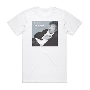 Alain Souchon Platinum Collection Album Cover T-Shirt White