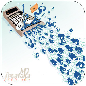 MC Frontalot Zero Day Album Cover Sticker MC Frontalot Zero Day Album Cover Sticker