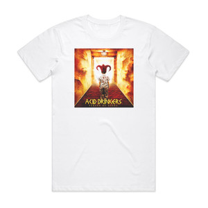 Acid Drinkers Verses Of Steel Album Cover T-Shirt White Acid Drinkers Verses Of Steel Album Cover T-Shirt White