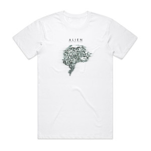 Alien Into The Future Album Cover T-Shirt White Alien Into The Future Album Cover T-Shirt White