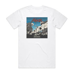Aktor Paranoia Album Cover T-Shirt White Aktor Paranoia Album Cover T-Shirt White