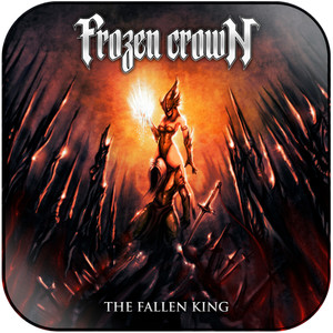 Frozen Crown The Fallen King Album Cover Sticker