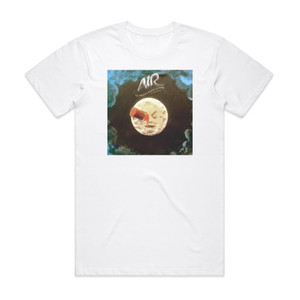 Air Le Voyage Dans La Lune Album Cover T-Shirt White Air Le Voyage Dans La Lune Album Cover T-Shirt White