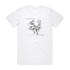 Arlo Guthrie Precious Friend Album Cover T-Shirt White Arlo Guthrie Precious Friend Album Cover T-Shirt White