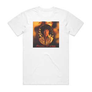Arlo Guthrie Power Of Love Album Cover T-Shirt White Arlo Guthrie Power Of Love Album Cover T-Shirt White
