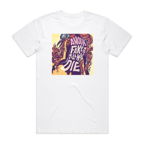 Anouk Fake It Till We Die Album Cover T-Shirt White Anouk Fake It Till We Die Album Cover T-Shirt White