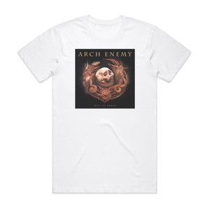 Arch Enemy Will To Power Album Cover T-Shirt White Arch Enemy Will To Power Album Cover T-Shirt White