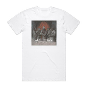 Arch Enemy War Eternal 1 Album Cover T-Shirt White Arch Enemy War Eternal 1 Album Cover T-Shirt White