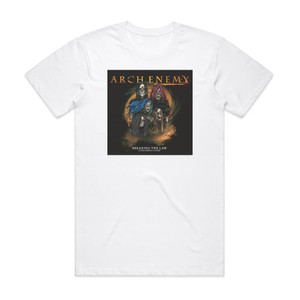Arch Enemy Iron Destiny Breaking The Law Album Cover T-Shirt White