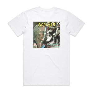 Accuser The Conviction Experimental Errors Album Cover T-Shirt White Accuser The Conviction Experimental Errors Album Cover T-Shirt White