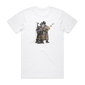 Amadou and Mariam Welcome To Mali Album Cover T-Shirt White Amadou and Mariam Welcome To Mali Album Cover T-Shirt White
